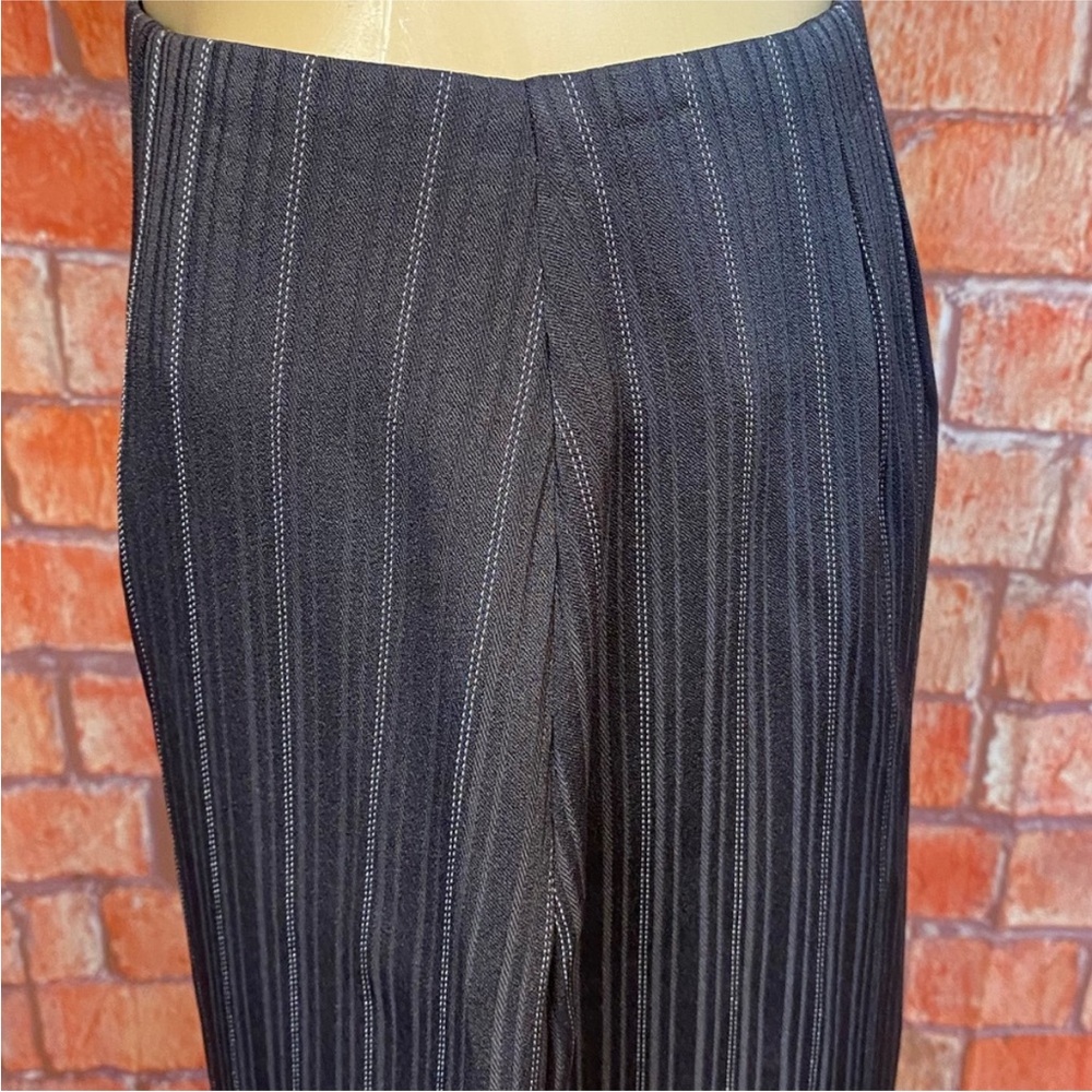 Giorgio Fiorlini Vintage Dark Gray‎ Pinstripe Blazer and Skirt Set Suit - Picture 10 of 16